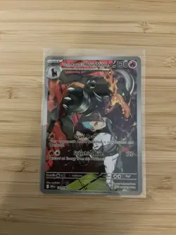 Pokemon TCG Team Rockets Houndoom 191/182 Illustration Rare Destined Rivals NM - Image 1