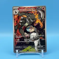 Pokemon TCG Team Rockets Houndoom 191/182 Illustration Rare Destined Rivals NM - Image 1