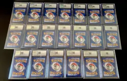 Pokemon Base Set 2 Complete 130/130 Cards All Holos Graded CGC 8-10 + Binder - Image 3