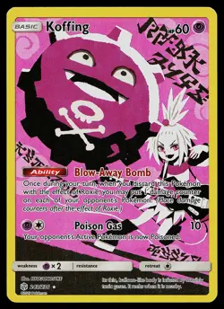 Pokemon Card - Koffing Cosmic Eclipse 243/236 Secret Rare - Image 1
