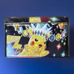 Pokemon “SURGING SPARKS” 2024 Fall Collectors Chest/Tin Lunchbox Sealed 6-packs! - Image 4