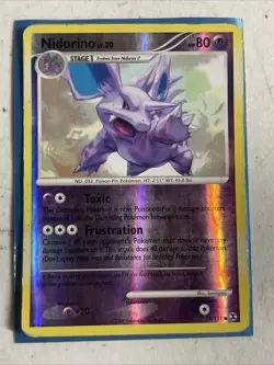 Pokemon Nidorino 74/111 Platinum Rising Rivals Reverse Holo - Image 1
