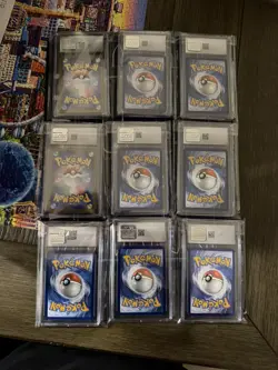 Pokemon TCG: CGC Slab Lot Of 9 - Image 2