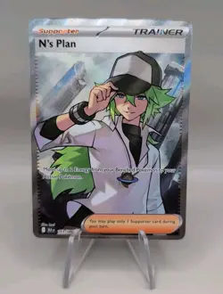 Pokemon TCG N's Plan 170/86 Black Bolt Full Art Ultra Rare - Image 1
