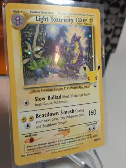 Light Toxtricity SWSH137 Ultra Rare Holo Celebrations Promo Pokemon TCG NM - Image 2