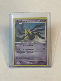 Pokemon TCG Giratina 28/127 Platinum Holo Rare 2009 LP - Image 1