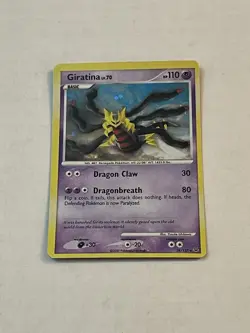 Pokemon TCG Giratina 28/127 Platinum Holo Rare 2009 LP - Image 3