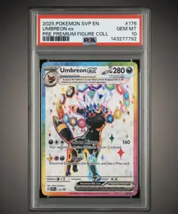 2025 Pokemon Umbreon Ex 176 Special Illustration Rare PSA 10 Gem - Image 1