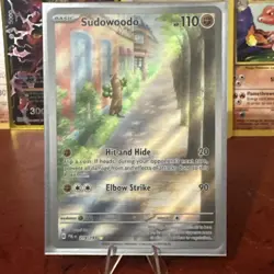 Pokemon TCG Sudowoodo 219/193 Paldea Evolved Illustration Rare - Image 1