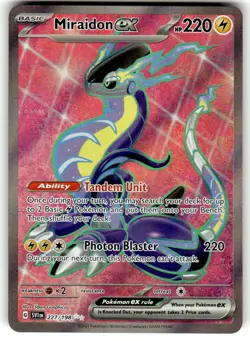 Pokemon TCG SV01: Scarlet & Violet Base Set #253/198 Miraidon ex NM - Image 1