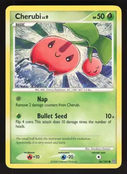 Cherubi 56/100 Pokemon TCG Stormfront MP - Image 1