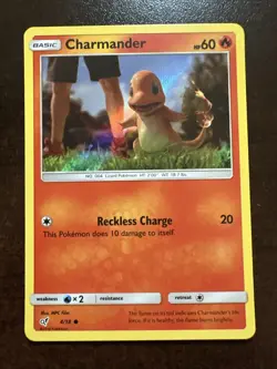 Charmander 4/18 Holo NM Pokemon TCG Detective Pikachu - Image 1