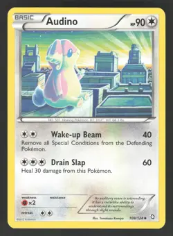 Audino 108/124 Pokemon TCG Dragons Exalted LP - Image 1