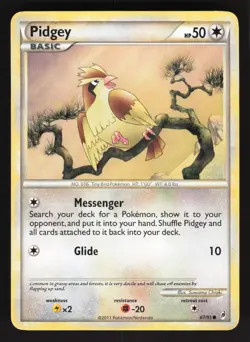 Pidgey 67/95 Pokemon TCG Call of Legends MP - Image 1
