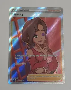 Pokemon Beauty (Full Art) Ultra Rare SWSH04: Vivid Voltage 181/185 NM - Image 1