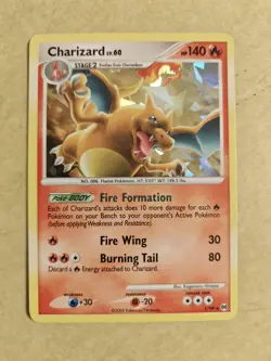 Charizard Holo 2009 Pokemon Platinum Arceus Cracked Ice #1/99 Near Mint - Image 1