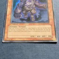 Yu-Gi-Oh! Plaguespreader Zombie CSOC-EN031 Ultra Rare Holo 1st Ed LP *FREE SHIP* - Image 3