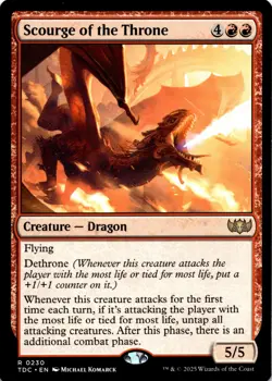 MTG Scourge of the Throne NON-FOIL NM 230 Commander: Tarkir: Dragonstorm - Image 1