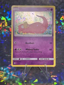SLOWPOKE POKEMON CARD 5/12 MCDONALDS PROMO HOLO PLAYED HP - Image 2