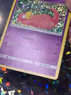 SLOWPOKE POKEMON CARD 5/12 MCDONALDS PROMO HOLO PLAYED HP - Image 4