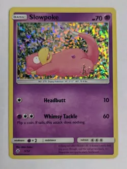 Slowpoke 5/12 Pokemon Card McDonalds Promo Confetti Holo 2018 LP - Image 1