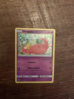 Pokemon TCG Slowpoke 5/12 Glitter Holo McDonald's Promo Pokemon Card - Image 1