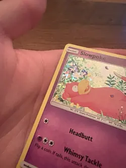 Pokemon TCG Slowpoke 5/12 Glitter Holo McDonald's Promo Pokemon Card - Image 3