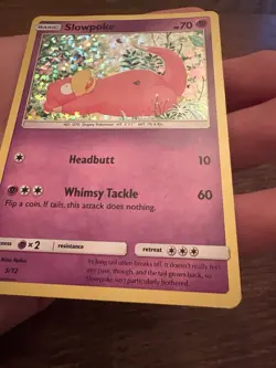 Pokemon TCG Slowpoke 5/12 Glitter Holo McDonald's Promo Pokemon Card - Image 5