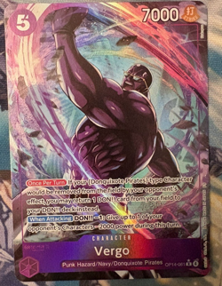 MINT Vergo Alt Art OP14-061 One Piece TCG English IN-HAND Doflamingo - Image 1