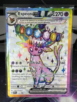 Pokemon TCG Espeon EX SVP175 Premium Figure Collection Black Star Promo NM/M - Image 1
