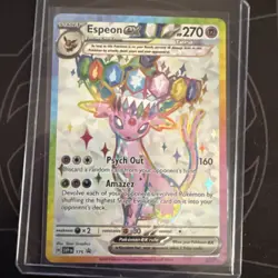 Pokemon TCG Espeon EX SVP175 Premium Figure Collection Promo - Image 1