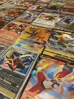 Pokemon Card Lot of 30 Cards - GX EX VMax V or Mega with Holos and Reverse - Image 2