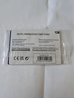 Pokemon Phantasmal Flames Prerelease Staff Promo Set SEALED - IN HAND! New - Image 3