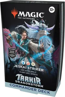 Magic The Gathering Tarkir Dragonstorm Jeskai Striker Commander Deck [Brand New] - Image 1