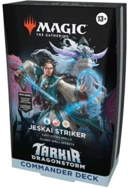 MTG Magic: The Gathering TCG - Tarkir Dragonstorm Commander Deck Jeskai Striker - Image 1