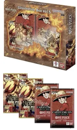 Bandai Trading Card Games One Piece Illustration Box Vol 5 FAST SHIPPING - Image 1