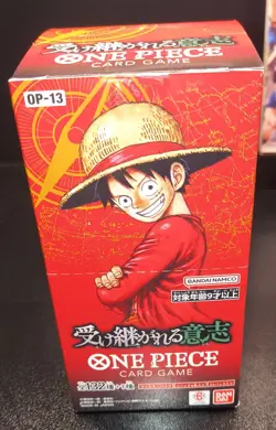ONE PIECE Card OP-13 Carrying on His Will Booster Box Sealed Japanese US SELLER - Image 1