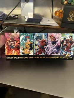 Dragon Ball Super Card Game Fusion World 1st Anniversary Bundle Set Sealed - Image 1