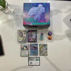 Pokemon TCG: JOURNEY TOGETHER ETB OPENED W/PROMO + HOLOS + EX's + CODE CARDS - Image 3