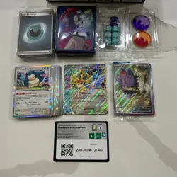 Pokemon TCG: JOURNEY TOGETHER ETB OPENED W/PROMO + HOLOS + EX's + CODE CARDS - Image 4