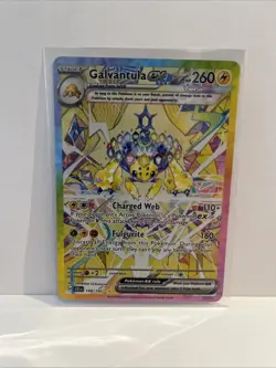 Pokemon Galvantula EX TCG Stellar Crown Card 168/142SV07 Holo Ultra Rare - Image 1