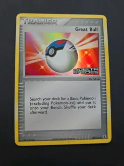 Pokemon Card - Great Ball Delta Species 90/113 Uncommon Reverse Holo Stamped - Image 1