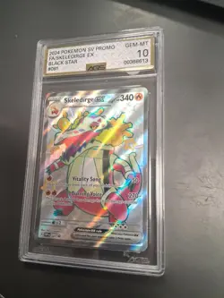AGS Gem Mint 10 Skeledirge ex 081 Sv: Scarlet & Violet Promo Cards Holo - Image 1