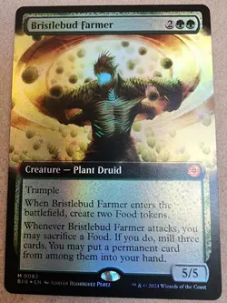 Bristlebud Farmer - #082 Foil (Extended Art) - The Big Score - Mtg - Image 1