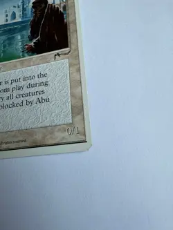 Abu Ja’Far- Arabian Nights - Vintage MTG Magic the Gathering Single Card. M11 - Image 2