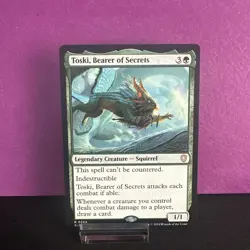 Toski, Bearer of Secrets Commander: Bloomburrow Regular - Image 1