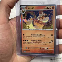 Flareon - 136/165 - Holo - 151 - Pokemon Card - NM/MT Pokemon Nintendo Rare TCG - Image 1