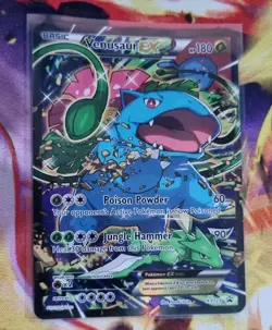 Venusaur EX XY123 Black Star Promo Full Art Holo Card Pokemon TCG 2016 - Image 1