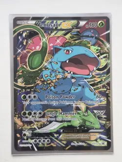Venusaur EX XY123 Black Star Promo Full Art Holo Card Pokemon TCG 2016 - Image 1