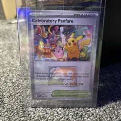 Pokemon TCG Celebratory Fanfare Ace Trainer Reward MEP 028 Promo New Sealed - Image 2